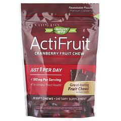 ActiFruit Canneberge à mâcher 500 mg 20 friandises molles à mâcher